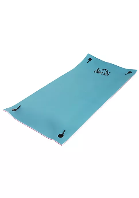 Hot Sale 🛒 HOMCOM 10' x 5' Foam Floating Water Pad Swim Mat Blue/White/Rose Red 🥰 4 Hot Sale 🛒 HOMCOM 10' x 5' Foam Floating Water Pad Swim Mat Blue/White/Rose Red 🥰 - Image 2