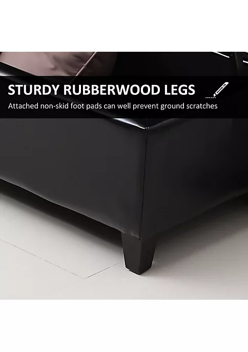 Brand new ✔️ HOMCOM Traditional Style Entryway Bed End 👟 Shoe Bench with Button Tufted and Rounded Arm for Living Room Light Grey 🎁 6 Brand new ✔️ HOMCOM Traditional Style Entryway Bed End 👟 Shoe Bench with Button Tufted and Rounded Arm for Living Room Light Grey 🎁 - Image 4