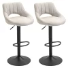 Best Sale ๐ HOMCOM Modern Bar Stools Set of 2 Swivel Bar Height Barstools Chairs with Adjustable Height Round Heavy Metal Base and Footrest White ๐ฅฐ 2 Best Sale ๐ HOMCOM Modern Bar Stools Set of 2 Swivel Bar Height Barstools Chairs with Adjustable Height Round Heavy Metal Base and Footrest White ๐ฅฐ -HOMCOM Sales Store Belk 2311