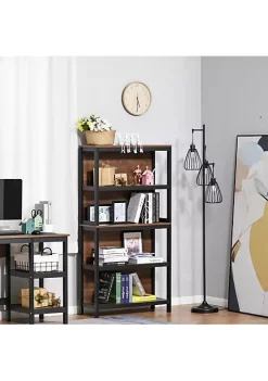 Best deal โจ HOMCOM 4 Tier Bookshelf Utility Storage Shelf Organizer with Back Support and Anti Topple Design Walnut/Black ๐ 9 Best deal โจ HOMCOM 4 Tier Bookshelf Utility Storage Shelf Organizer with Back Support and Anti Topple Design Walnut/Black ๐ -HOMCOM Sales Store Belk 2318