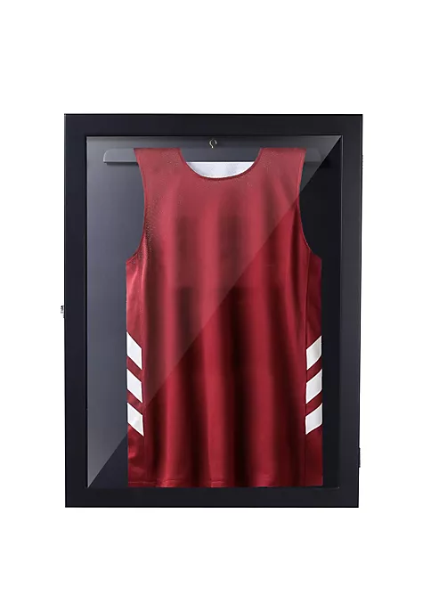 Brand new ๐ HOMCOM 24" x 32" Jersey Display Case Memorabilia Acrylic Shadow Box with and Hanger Black ๐ฅฐ 4 Brand new ๐ HOMCOM 24" x 32" Jersey Display Case Memorabilia Acrylic Shadow Box with and Hanger Black ๐ฅฐ - Image 2