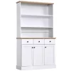 New 🛒 HOMCOM 71" Buffet with Hutch Kitchen Pantry Cabinet Bookcase with Drawers and Shelves for Living Room White ✔️ 1 New 🛒 HOMCOM 71" Buffet with Hutch Kitchen Pantry Cabinet Bookcase with Drawers and Shelves for Living Room White ✔️ -HOMCOM Sales Store Belk 298