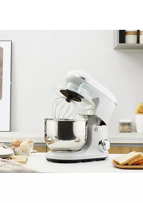 Outlet βοΈ HOMCOM Stand Mixer with 6+1P Speed 600W Tilt Head Kitchen Electric Mixer with 6 Qt Stainless Steel Mixing Bowl Beater Dough Hook and Splash Guard for Baking Bread Cakes and Cookies Silver π 6 Outlet βοΈ HOMCOM Stand Mixer with 6+1P Speed 600W Tilt Head Kitchen Electric Mixer with 6 Qt Stainless Steel Mixing Bowl Beater Dough Hook and Splash Guard for Baking Bread Cakes and Cookies Silver π - Image 4