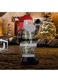 Cheapest ๐งจ HOMCOM 8ft ๐ Christmas Inflatable Santa Claus Wearing Camouflage Outdoor Blow Up Yard Decoration with LED Lights Display โญ 10 Cheapest ๐งจ HOMCOM 8ft ๐ Christmas Inflatable Santa Claus Wearing Camouflage Outdoor Blow Up Yard Decoration with LED Lights Display โญ -HOMCOM Sales Store Belk 348