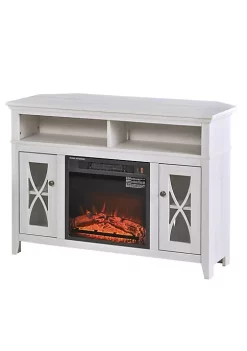 Best reviews of ๐ฅฐ HOMCOM 2 IN 1 Electric Fireplace with Wood TV Stand with Media Center Console and LED Log Flame Fits 55'' TV White ๐