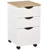 Cheap 🛒 HOMCOM 3 Drawer Mobile File Cabinet Rolling Office Filing Storage Cabinet Printer Stand White 😉 1 Cheap 🛒 HOMCOM 3 Drawer Mobile File Cabinet Rolling Office Filing Storage Cabinet Printer Stand White 😉 -HOMCOM Sales Store Belk 350