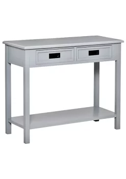 Flash Sale โจ HOMCOM Console Table with 2 Storage Drawers and Open Shelf Modern Sofa Table for Hallway Living Room or Bedroom Grey ๐ 11 Flash Sale โจ HOMCOM Console Table with 2 Storage Drawers and Open Shelf Modern Sofa Table for Hallway Living Room or Bedroom Grey ๐ -HOMCOM Sales Store Belk 364