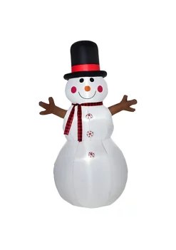 Wholesale 😍 HOMCOM 6ft 🎁 Christmas Inflatable Snowman Outdoor Blow Up Yard Decoration with LED Lights Display 😉 -HOMCOM Sales Store Belk 379