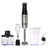 Buy 👍 HOMCOM Immersion Hand Blender 400W 4 in 1 Handheld Stick Blender with Adjustable Speed 500ml Chopper Egg Whisk 800ml Measuring Cup and Stainless Steel Blades Silver / Black 🔥 -HOMCOM Sales Store Belk 40