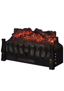 Cheap ⭐ HOMCOM Electric Fireplace Log Insert with Realistic Ember Bed Fireplace Heater with Remote Control and 8H Timer 1500W Black 🥰