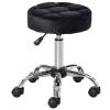 Best Pirce ⭐ HOMCOM Round Vanity Stool with Height Adjustable Lift Luxury Style Upholstery and Swivel Seat and Wheels Black 🎉 2 Best Pirce ⭐ HOMCOM Round Vanity Stool with Height Adjustable Lift Luxury Style Upholstery and Swivel Seat and Wheels Black 🎉 -HOMCOM Sales Store Belk 415