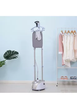 Best Pirce 🔔 HOMCOM Fabric Garment Steamer for Clothes Hanging Full Size 2 Liter 1350W 11 Level Steam Adjustment Gold 😍 -HOMCOM Sales Store Belk 421