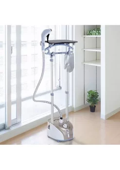 Best Pirce 🔔 HOMCOM Fabric Garment Steamer for Clothes Hanging Full Size 2 Liter 1350W 11 Level Steam Adjustment Gold 😍 -HOMCOM Sales Store Belk 422