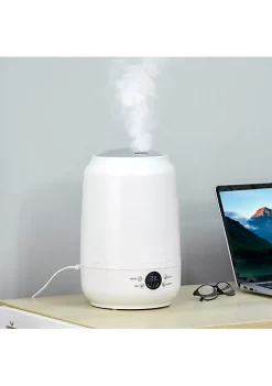 Best Sale 😍 HOMCOM 5L Cool Mist Humidifier Ultrasonic Quiet Air Humidifiers with Waterless Auto Off Sleep Mode 3 Adjustable Mist Mode and Humidity for Home Office Bedroom Large Room 💯 -HOMCOM Sales Store Belk 478