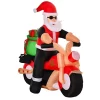Top 10 ๐ HOMCOM 5ft ๐ Christmas Inflatable Santa Claus Riding A Motorcycle with Toy Bag Outdoor Blow Up Yard Decoration with LED Lights Display ๐ฅฐ 1 Top 10 ๐ HOMCOM 5ft ๐ Christmas Inflatable Santa Claus Riding A Motorcycle with Toy Bag Outdoor Blow Up Yard Decoration with LED Lights Display ๐ฅฐ -HOMCOM Sales Store Belk 490