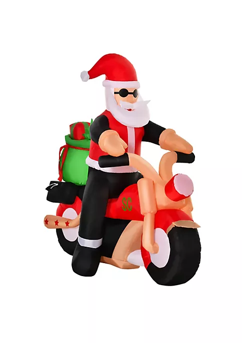 Top 10 ๐ HOMCOM 5ft ๐ Christmas Inflatable Santa Claus Riding A Motorcycle with Toy Bag Outdoor Blow Up Yard Decoration with LED Lights Display ๐ฅฐ 3 Top 10 ๐ HOMCOM 5ft ๐ Christmas Inflatable Santa Claus Riding A Motorcycle with Toy Bag Outdoor Blow Up Yard Decoration with LED Lights Display ๐ฅฐ