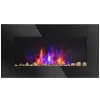 Outlet ๐งจ HOMCOM 28" 1500W Electric Wall Mounted Fireplace with Flame Effect 7 Color Background Light and Side Light Black ๐ 1 Outlet ๐งจ HOMCOM 28" 1500W Electric Wall Mounted Fireplace with Flame Effect 7 Color Background Light and Side Light Black ๐ -HOMCOM Sales Store Belk 500