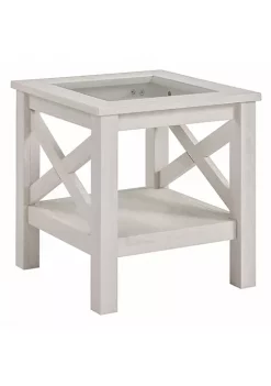 Cheapest ๐คฉ HOMCOM Farmhouse Style End Table with Wood Frame Tempered Glass Tabletop and Underneath Storage Shelf White Oak โ๏ธ 11 Cheapest ๐คฉ HOMCOM Farmhouse Style End Table with Wood Frame Tempered Glass Tabletop and Underneath Storage Shelf White Oak โ๏ธ -HOMCOM Sales Store Belk 519