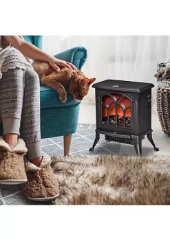 Brand new โจ HOMCOM Freestanding Electric Fireplace Stove Space Heater with Realistic Flame Effect Adjustable Temperature and Overheat Protection 750W/1500W Black ๐ 9 Brand new โจ HOMCOM Freestanding Electric Fireplace Stove Space Heater with Realistic Flame Effect Adjustable Temperature and Overheat Protection 750W/1500W Black ๐ -HOMCOM Sales Store Belk 542