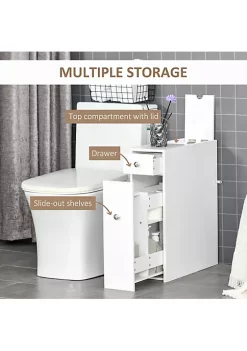 Coupon ๐คฉ HOMCOM Bathroom Floor Organizer Free Standing Space Saving Narrow Storage Cabinet Bath Toilet Paper Holder with Drawers White ๐ 8 Coupon ๐คฉ HOMCOM Bathroom Floor Organizer Free Standing Space Saving Narrow Storage Cabinet Bath Toilet Paper Holder with Drawers White ๐ -HOMCOM Sales Store Belk 565