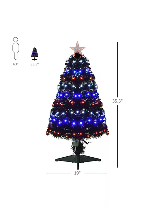 Coupon ๐คฉ HOMCOM 3ft Tall Pre Lit Douglas Fir Artificial ๐
Christmas Tree with Realistic Branches 90 Multi Color LED Lights Fiber Optics and 90 Tips Black ๐ฅฐ 5 Coupon ๐คฉ HOMCOM 3ft Tall Pre Lit Douglas Fir Artificial ๐
Christmas Tree with Realistic Branches 90 Multi Color LED Lights Fiber Optics and 90 Tips Black ๐ฅฐ - Image 3