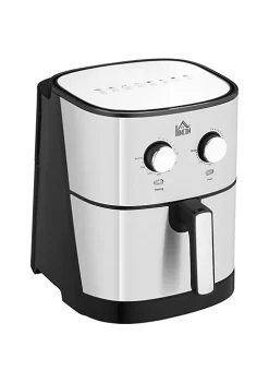 Best Pirce 🔥 HOMCOM Air Fryer 1700W 6.9 Quart Air Fryers Oven with 360 degree Air Circulation Adjustable Temperature Timer and Nonstick Basket for Oil Less or Low Fat Cooking ✨