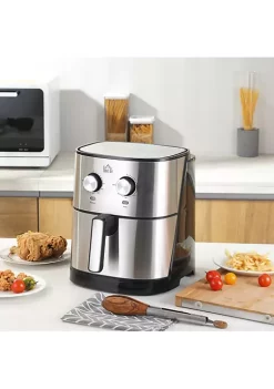 Best Pirce 🔥 HOMCOM Air Fryer 1700W 6.9 Quart Air Fryers Oven with 360 degree Air Circulation Adjustable Temperature Timer and Nonstick Basket for Oil Less or Low Fat Cooking ✨ -HOMCOM Sales Store Belk 591