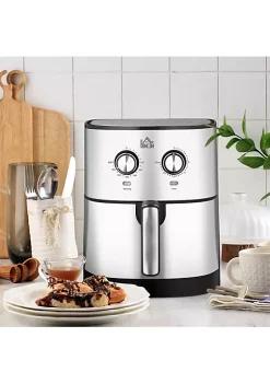 Best Pirce 🔥 HOMCOM Air Fryer 1700W 6.9 Quart Air Fryers Oven with 360 degree Air Circulation Adjustable Temperature Timer and Nonstick Basket for Oil Less or Low Fat Cooking ✨ -HOMCOM Sales Store Belk 592