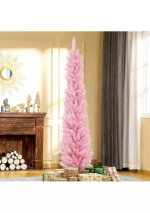 Flash Sale โ๏ธ HOMCOM 7ft Unlit Artificial ๐
Christmas Tree Slim Noble Fir with Realistic Branches and 499 Tips Pink โ 4 Flash Sale โ๏ธ HOMCOM 7ft Unlit Artificial ๐
Christmas Tree Slim Noble Fir with Realistic Branches and 499 Tips Pink โ - Image 2