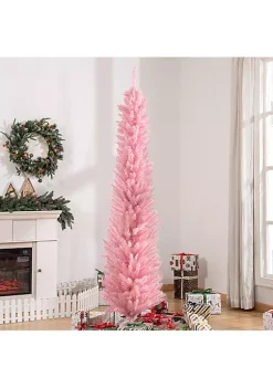 Flash Sale โ๏ธ HOMCOM 7ft Unlit Artificial ๐
Christmas Tree Slim Noble Fir with Realistic Branches and 499 Tips Pink โ 9 Flash Sale โ๏ธ HOMCOM 7ft Unlit Artificial ๐
Christmas Tree Slim Noble Fir with Realistic Branches and 499 Tips Pink โ -HOMCOM Sales Store Belk 595