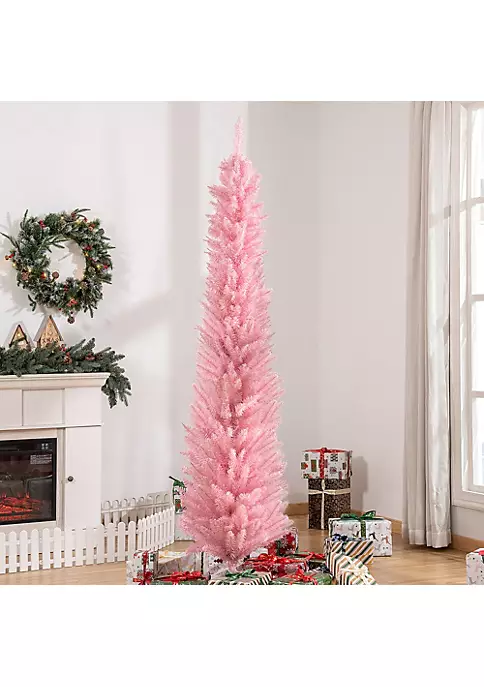 Flash Sale โ๏ธ HOMCOM 7ft Unlit Artificial ๐
Christmas Tree Slim Noble Fir with Realistic Branches and 499 Tips Pink โ 5 Flash Sale โ๏ธ HOMCOM 7ft Unlit Artificial ๐
Christmas Tree Slim Noble Fir with Realistic Branches and 499 Tips Pink โ - Image 3