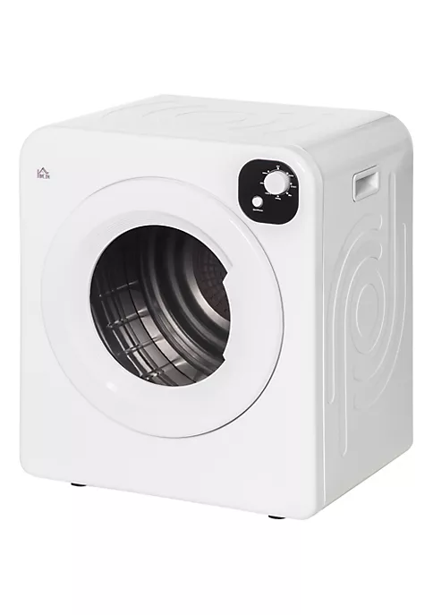 Buy ❤️ HOMCOM Compact Laundry Dryer Machine 1300W 3.22 Cu. Ft. Electric Portable Clothes Dryer with 7 Drying Modes for Apartment or Dorm White 😍 4 Buy ❤️ HOMCOM Compact Laundry Dryer Machine 1300W 3.22 Cu. Ft. Electric Portable Clothes Dryer with 7 Drying Modes for Apartment or Dorm White 😍 - Image 2