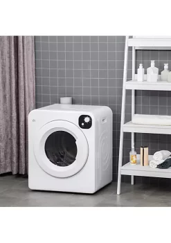 Buy ❤️ HOMCOM Compact Laundry Dryer Machine 1300W 3.22 Cu. Ft. Electric Portable Clothes Dryer with 7 Drying Modes for Apartment or Dorm White 😍 9 Buy ❤️ HOMCOM Compact Laundry Dryer Machine 1300W 3.22 Cu. Ft. Electric Portable Clothes Dryer with 7 Drying Modes for Apartment or Dorm White 😍 -HOMCOM Sales Store Belk 654