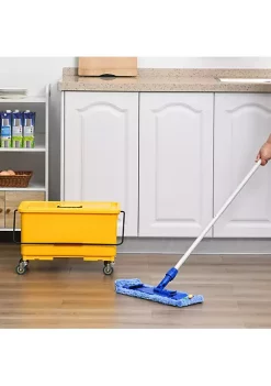 Outlet 🎁 HOMCOM Cleaning Tool Set with Microfiber Mop Pads Bucket Squeegee Scrubber Scrapers Spray Bottle for Floor Glass Door Window Car Windshield Multi Color ✨ -HOMCOM Sales Store Belk 707