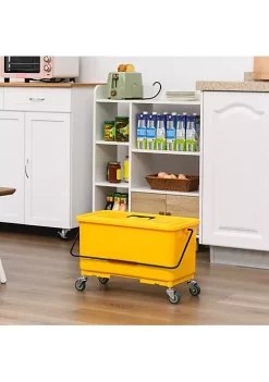 Outlet 🎁 HOMCOM Cleaning Tool Set with Microfiber Mop Pads Bucket Squeegee Scrubber Scrapers Spray Bottle for Floor Glass Door Window Car Windshield Multi Color ✨ -HOMCOM Sales Store Belk 708