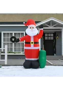 Best deal 🥰 HOMCOM 8ft 🎄 Christmas Inflatable Santa Claus with Toy Bag Outdoor Blow Up Yard Decoration with LED Lights Display 💯 9 Best deal 🥰 HOMCOM 8ft 🎄 Christmas Inflatable Santa Claus with Toy Bag Outdoor Blow Up Yard Decoration with LED Lights Display 💯 -HOMCOM Sales Store Belk 724