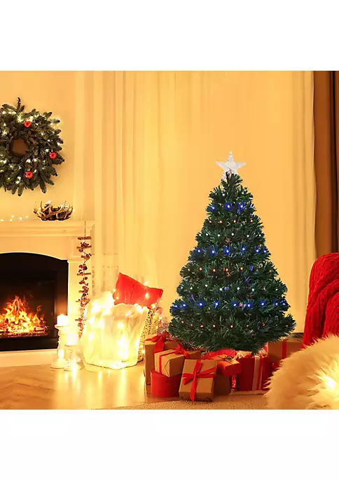 Best deal โค๏ธ HOMCOM 3ft Tall Douglas Fir Pre Lit Artificial ๐ Christmas Tree with Realistic Branches 90 Multi Color LED Lights Fiber Optics and 90 Tips ๐ 5 Best deal โค๏ธ HOMCOM 3ft Tall Douglas Fir Pre Lit Artificial ๐ Christmas Tree with Realistic Branches 90 Multi Color LED Lights Fiber Optics and 90 Tips ๐ - Image 3