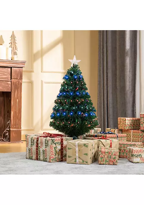 Best deal โค๏ธ HOMCOM 3ft Tall Douglas Fir Pre Lit Artificial ๐ Christmas Tree with Realistic Branches 90 Multi Color LED Lights Fiber Optics and 90 Tips ๐ 6 Best deal โค๏ธ HOMCOM 3ft Tall Douglas Fir Pre Lit Artificial ๐ Christmas Tree with Realistic Branches 90 Multi Color LED Lights Fiber Optics and 90 Tips ๐ - Image 4