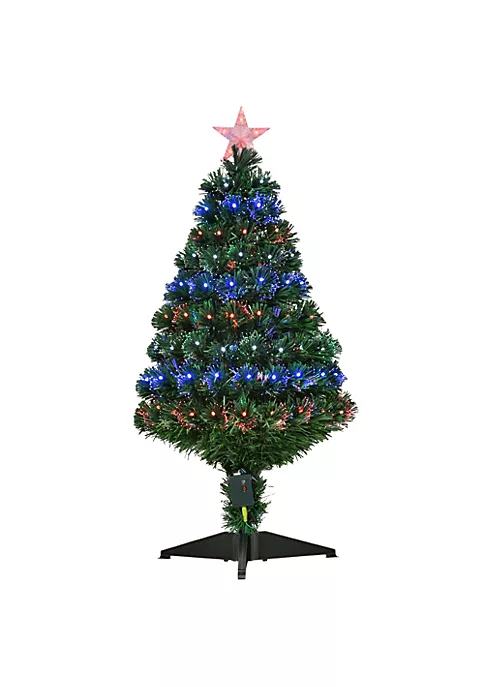 Best deal โค๏ธ HOMCOM 3ft Tall Douglas Fir Pre Lit Artificial ๐ Christmas Tree with Realistic Branches 90 Multi Color LED Lights Fiber Optics and 90 Tips ๐ 7 Best deal โค๏ธ HOMCOM 3ft Tall Douglas Fir Pre Lit Artificial ๐ Christmas Tree with Realistic Branches 90 Multi Color LED Lights Fiber Optics and 90 Tips ๐ - Image 5