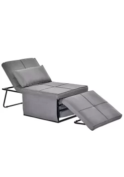 Wholesale 😀 HOMCOM 4 in 1 Multi Function Folding Single Sofa Bed with Ottoman Sleeper Adjustable Backrest Lounger Convertible Upholstered Couch For Living Room Small Space Grey 👏 11 Wholesale 😀 HOMCOM 4 in 1 Multi Function Folding Single Sofa Bed with Ottoman Sleeper Adjustable Backrest Lounger Convertible Upholstered Couch For Living Room Small Space Grey 👏 -HOMCOM Sales Store Belk 806