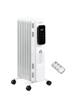 Best deal ๐คฉ HOMCOM 1500W Oil Filled Portable Radiator Heater with 3 Heat Settings Electric Space Heater with 24H Timer Over heat Protection and Remote Control White ๐ฅ 11 Best deal ๐คฉ HOMCOM 1500W Oil Filled Portable Radiator Heater with 3 Heat Settings Electric Space Heater with 24H Timer Over heat Protection and Remote Control White ๐ฅ -HOMCOM Sales Store Belk 84
