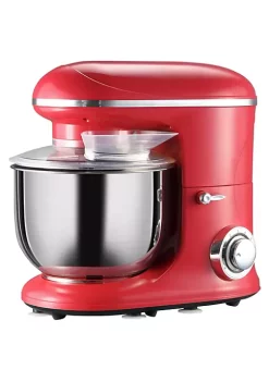 Cheap ๐ HOMCOM Stand Mixer with 6+1P Speed 600W Tilt Head Kitchen Electric Mixer with 6 Qt Stainless Steel Mixing Bowl Beater Dough Hook and Splash Guard for Baking Bread Cakes and Cookies Red ๐งจ