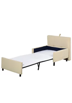 Budget ๐ HOMCOM 2 In 1 Design Convertible Single Sofa Bed with Side Pocket and Metal Frame Couch for Living Room Beige ๐งจ 11 Budget ๐ HOMCOM 2 In 1 Design Convertible Single Sofa Bed with Side Pocket and Metal Frame Couch for Living Room Beige ๐งจ -HOMCOM Sales Store Belk 930