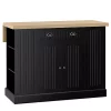 Best reviews of ๐ HOMCOM 47" Fluted Style Wooden Kitchen Island Kitchen Countertop Storage Cabinet with Drop Leaf Drawer Open Shelves Storage Black ๐ 1 Best reviews of ๐ HOMCOM 47" Fluted Style Wooden Kitchen Island Kitchen Countertop Storage Cabinet with Drop Leaf Drawer Open Shelves Storage Black ๐ -HOMCOM Sales Store Belk 945
