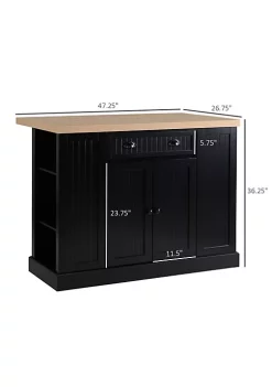Best reviews of 😍 HOMCOM 47" Fluted Style Wooden Kitchen Island Kitchen Countertop Storage Cabinet with Drop Leaf Drawer Open Shelves Storage Black 🔔 9 Best reviews of 😍 HOMCOM 47" Fluted Style Wooden Kitchen Island Kitchen Countertop Storage Cabinet with Drop Leaf Drawer Open Shelves Storage Black 🔔 -HOMCOM Sales Store Belk 947