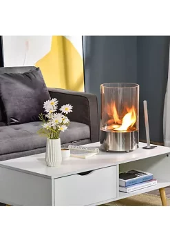 Wholesale ๐ฅ HOMCOM Free Standing Tabletop Alcohol Fireplace Ventless Bio Ethanol Fire Pit with Tempered Glass Screen Stainless Steel Burner for Indoor / Outdoor Use Silver ๐ 9 Wholesale ๐ฅ HOMCOM Free Standing Tabletop Alcohol Fireplace Ventless Bio Ethanol Fire Pit with Tempered Glass Screen Stainless Steel Burner for Indoor / Outdoor Use Silver ๐ -HOMCOM Sales Store Belk 98